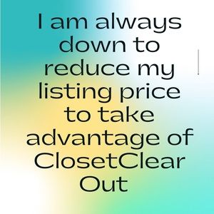 Poshmark will cover discounted shipping ✌🏼♥️